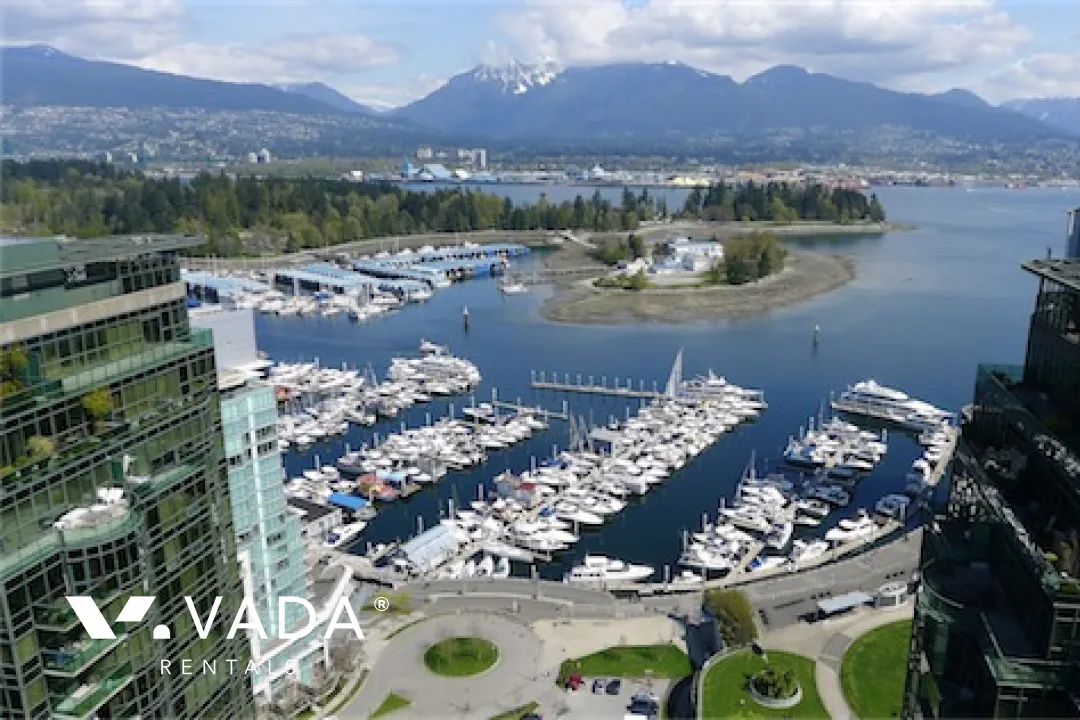 Classico in Coal Harbour - 3 Bedroom Apartment For Rent in Vancouver at 3505 - 1328 West Pender Street, Vancouver, BC