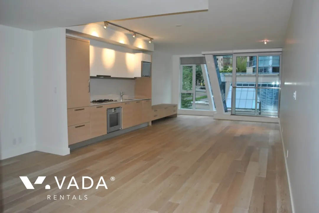 West Pender Place in Coal Harbour - 1 Bedroom Live Work Apartment For Rent in Vancouver at 408 - 1477 West Pender Street, Vancouver, BC