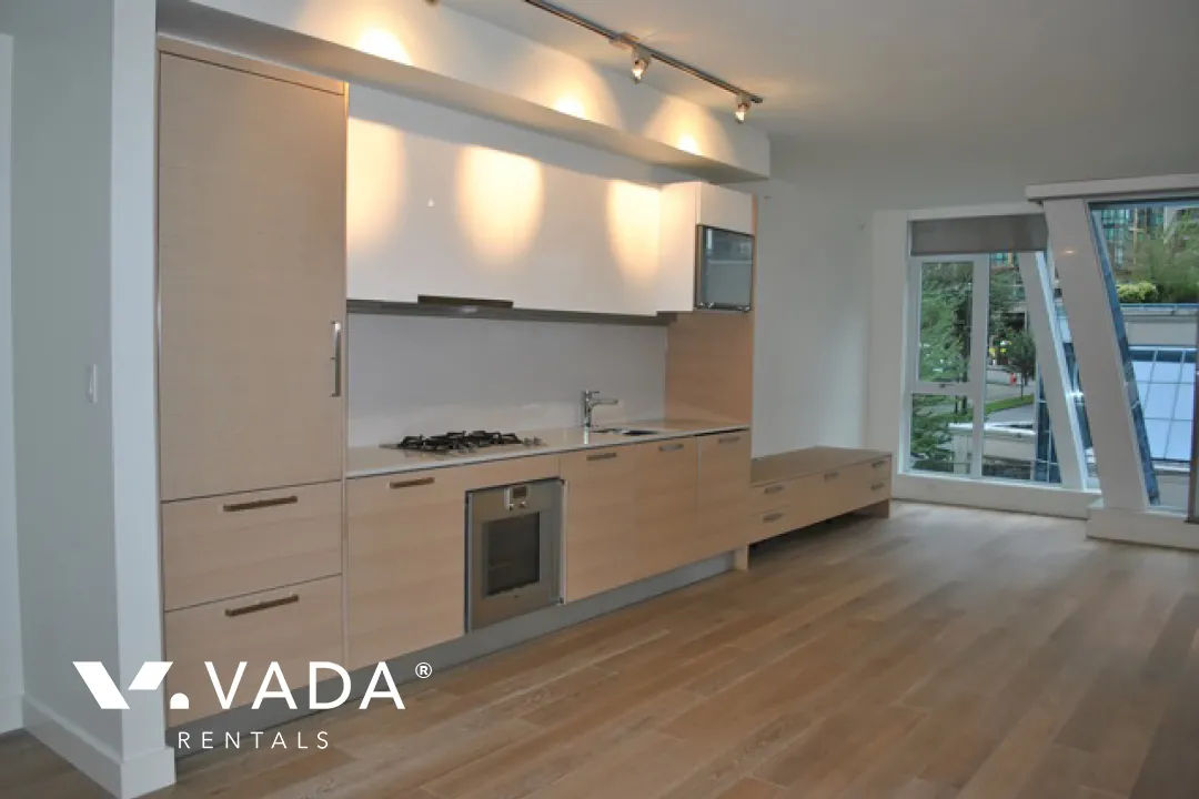 West Pender Place in Coal Harbour - 1 Bedroom Live Work Apartment For Rent in Vancouver at 408 - 1477 West Pender Street, Vancouver, BC