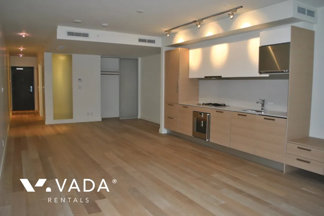 West Pender Place in Coal Harbour - 1 Bedroom Live Work Apartment For Rent in Vancouver at 408 - 1477 West Pender Street, Vancouver, BC