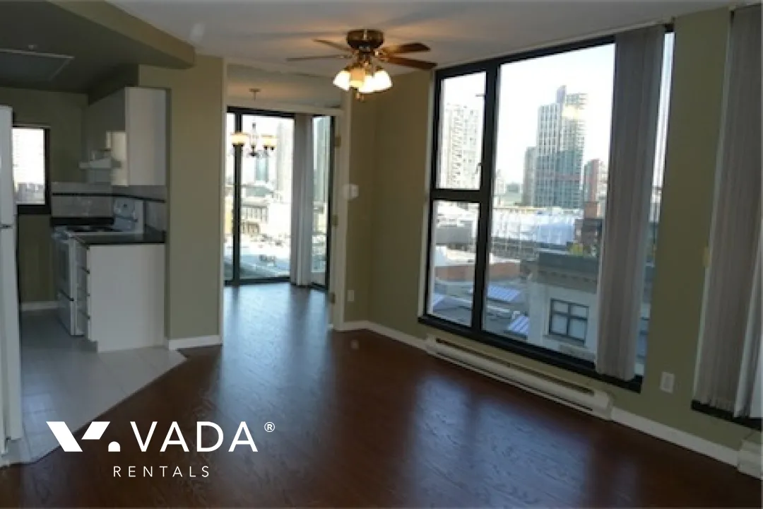 City Crest in Yaletown - 1 Bedroom Apartment For Rent in Vancouver at 806 - 1155 Homer Street, Vancouver, BC