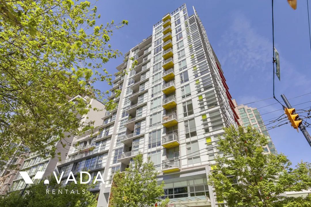 Alto in Yaletown - Furnished 1 Bedroom Apartment For Rent in Vancouver at 803 - 1205 Howe Street, Vancouver, BC