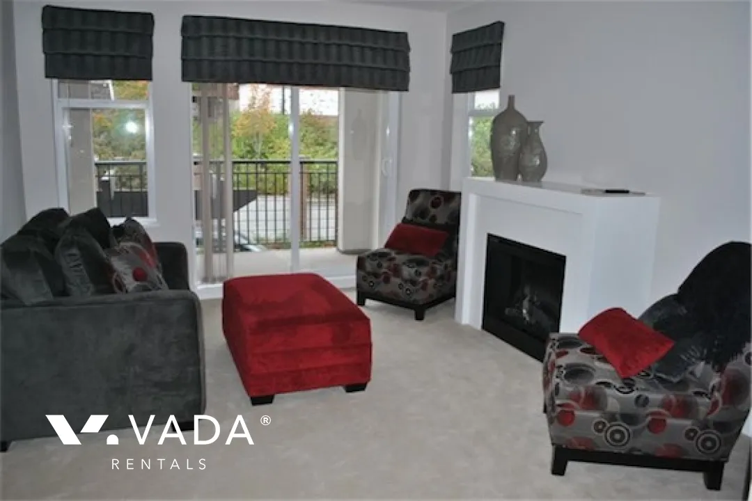 The Varley in Brentwood - Furnished 1 Bedroom Apartment For Rent in Burnaby at 208 - 4728 Brentwood Drive, Burnaby, BC