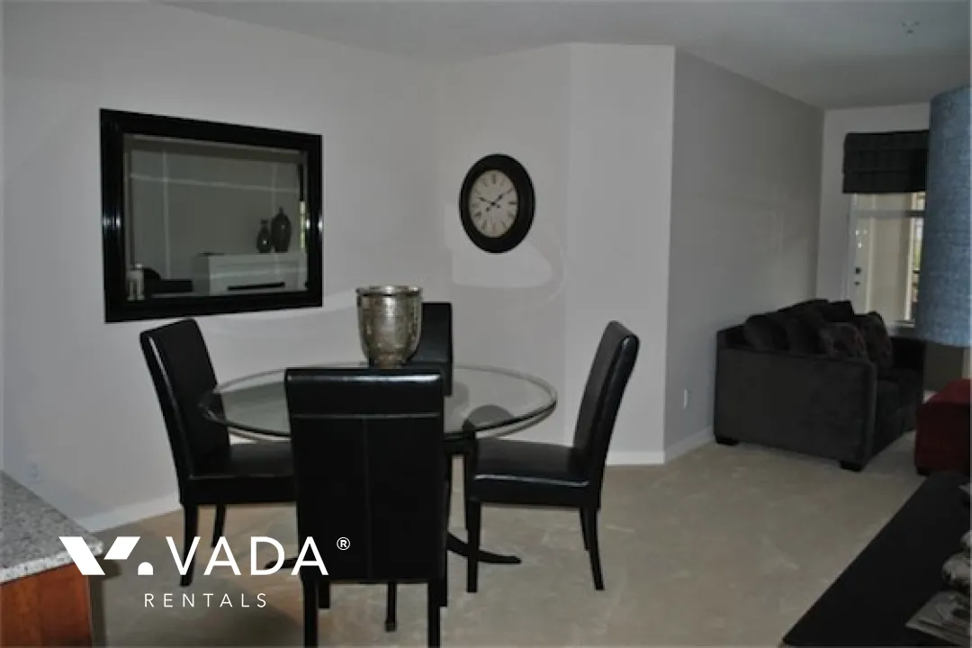 The Varley in Brentwood - Furnished 1 Bedroom Apartment For Rent in Burnaby at 208 - 4728 Brentwood Drive, Burnaby, BC