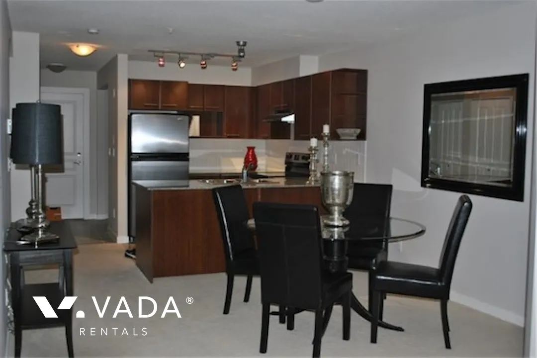 The Varley in Brentwood - Furnished 1 Bedroom Apartment For Rent in Burnaby at 208 - 4728 Brentwood Drive, Burnaby, BC