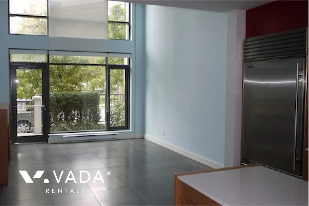 Park Lofts in Yaletown - 2 Bedroom Townhouse For Rent in Vancouver at 101 - 1168 Richards Street, Vancouver, BC