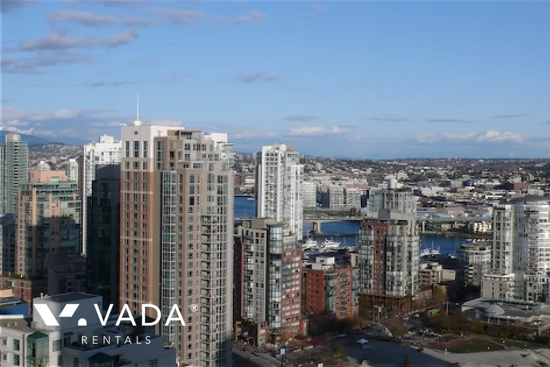Azura in Yaletown - Furnished 1 Bedroom Apartment For Rent in Vancouver at 3206 - 1495 Richards Street, Vancouver, BC