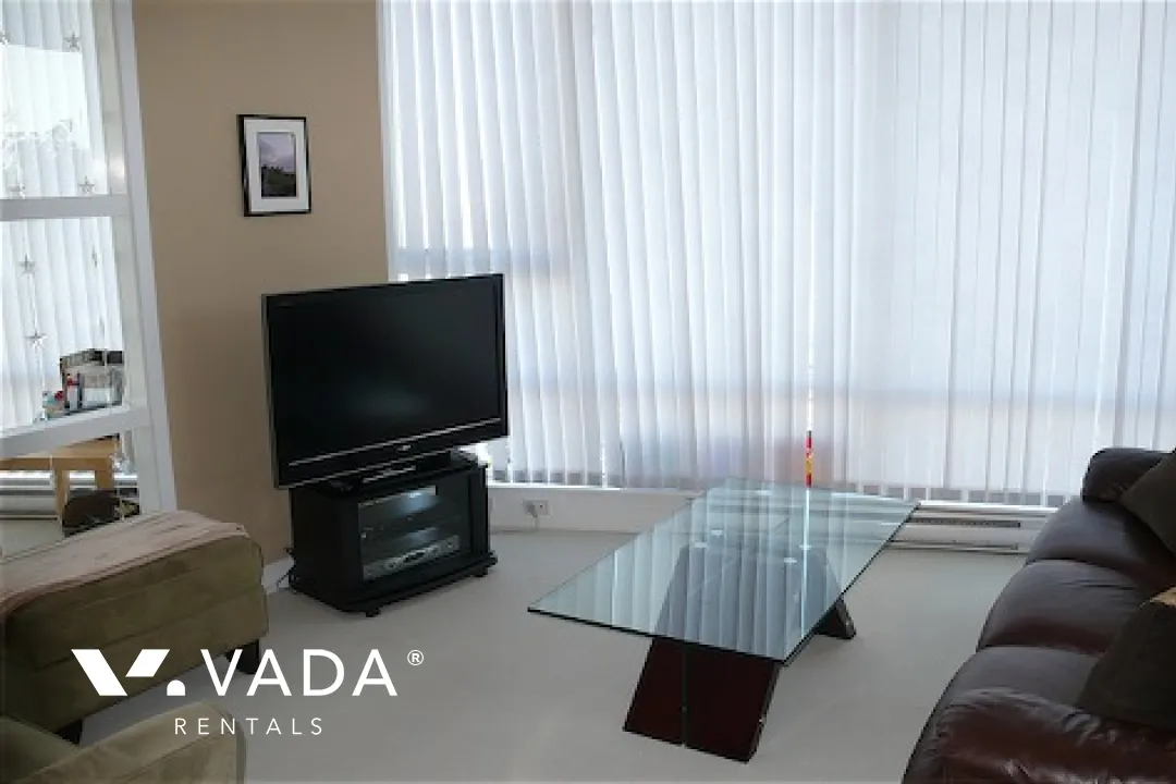 Azura in Yaletown - Furnished 1 Bedroom Apartment For Rent in Vancouver at 3206 - 1495 Richards Street, Vancouver, BC