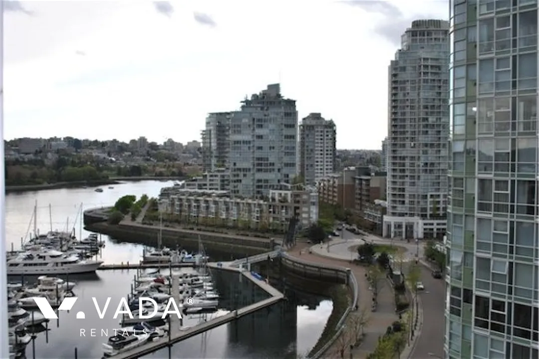 Quaywest in Yaletown - 2 Bedroom Apartment For Rent in Vancouver at 1605 - 1067 Marinaside Crescent, Vancouver, BC