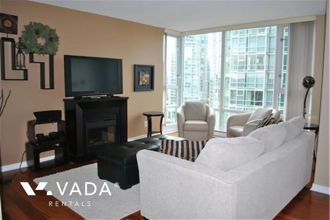 Quaywest in Yaletown - 2 Bedroom Apartment For Rent in Vancouver at 1605 - 1067 Marinaside Crescent, Vancouver, BC