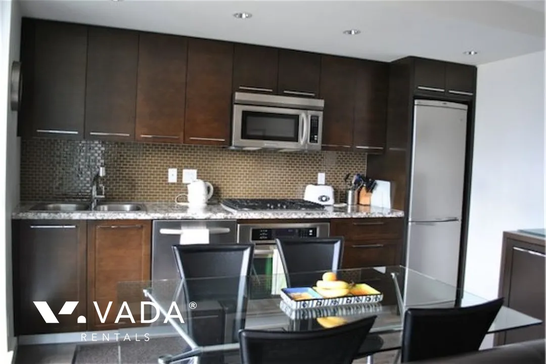 Mariner in Yaletown - Furnished 1 Bedroom Apartment For Rent in Vancouver at 501 - 918 Cooperage Way, Vancouver, BC