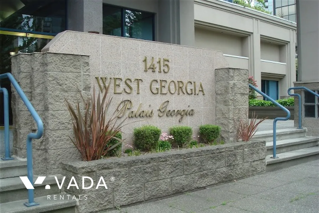 Palais Georgia in Coal Harbour - 2 Bedroom Apartment For Rent in Vancouver at 604 - 1415 West Georgia Street, Vancouver, BC