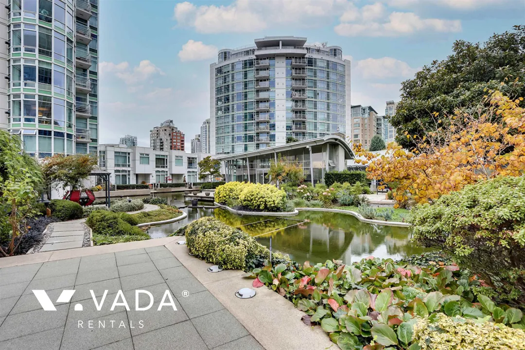 Aquarius III in Yaletown - Furnished 1 Bedroom Apartment For Rent in Vancouver at 1002 - 189 Davie Street, Vancouver, BC