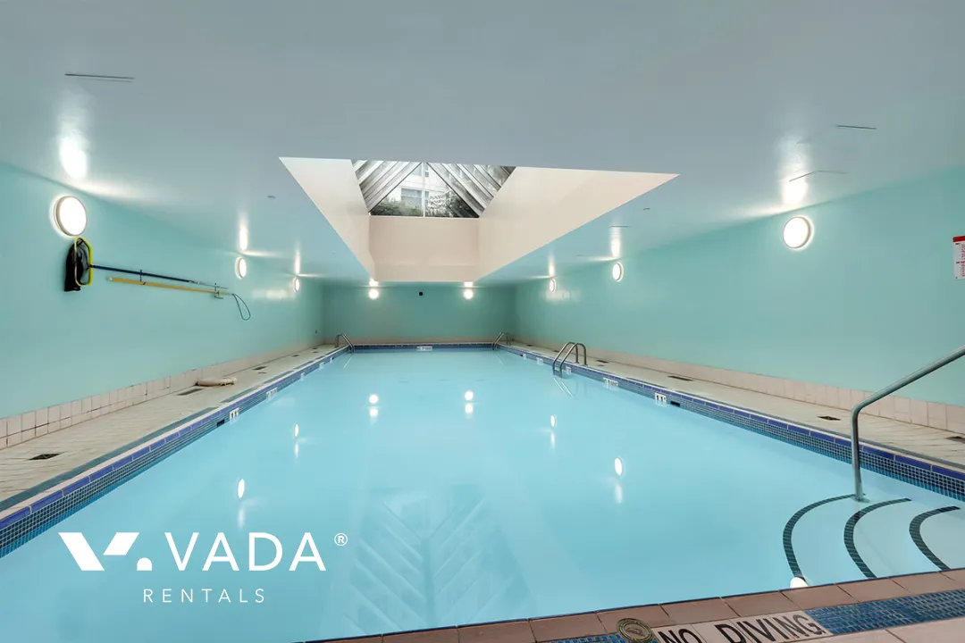 Aquarius III in Yaletown - Furnished 1 Bedroom Apartment For Rent in Vancouver at 1002 - 189 Davie Street, Vancouver, BC