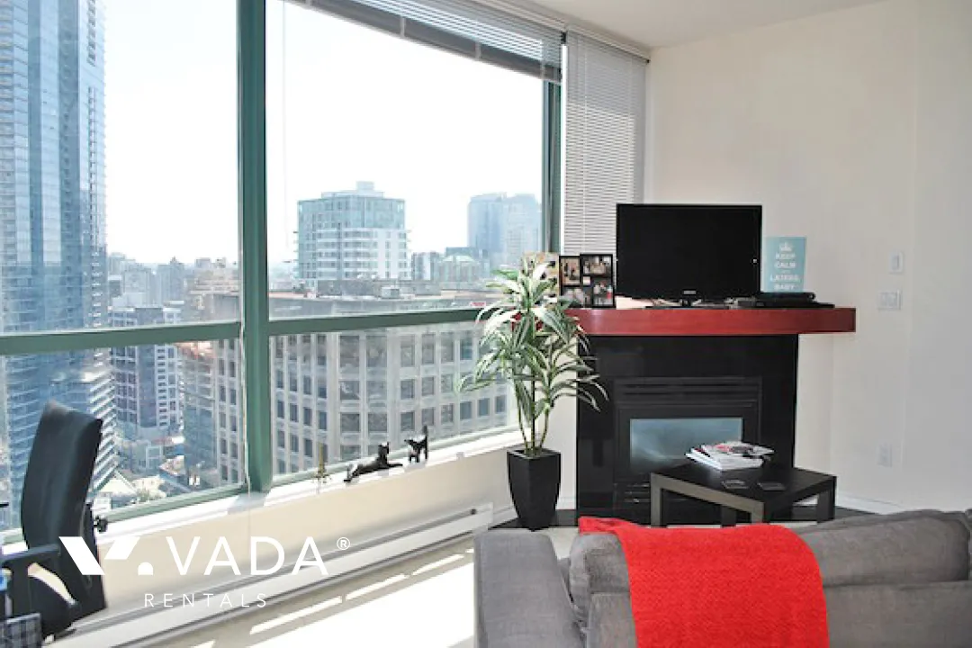 Venus in Downtown - 1 Bedroom Apartment For Rent in Vancouver at 3001 - 1239 West Georgia Street, Vancouver, BC