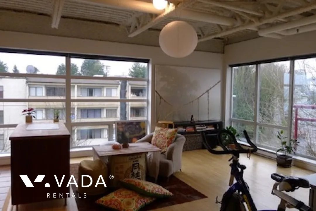 Main Space in Mount Pleasant East - 1 Bedroom Loft For Rent in Vancouver at 431 - 350 East 2nd Avenue, Vancouver, BC
