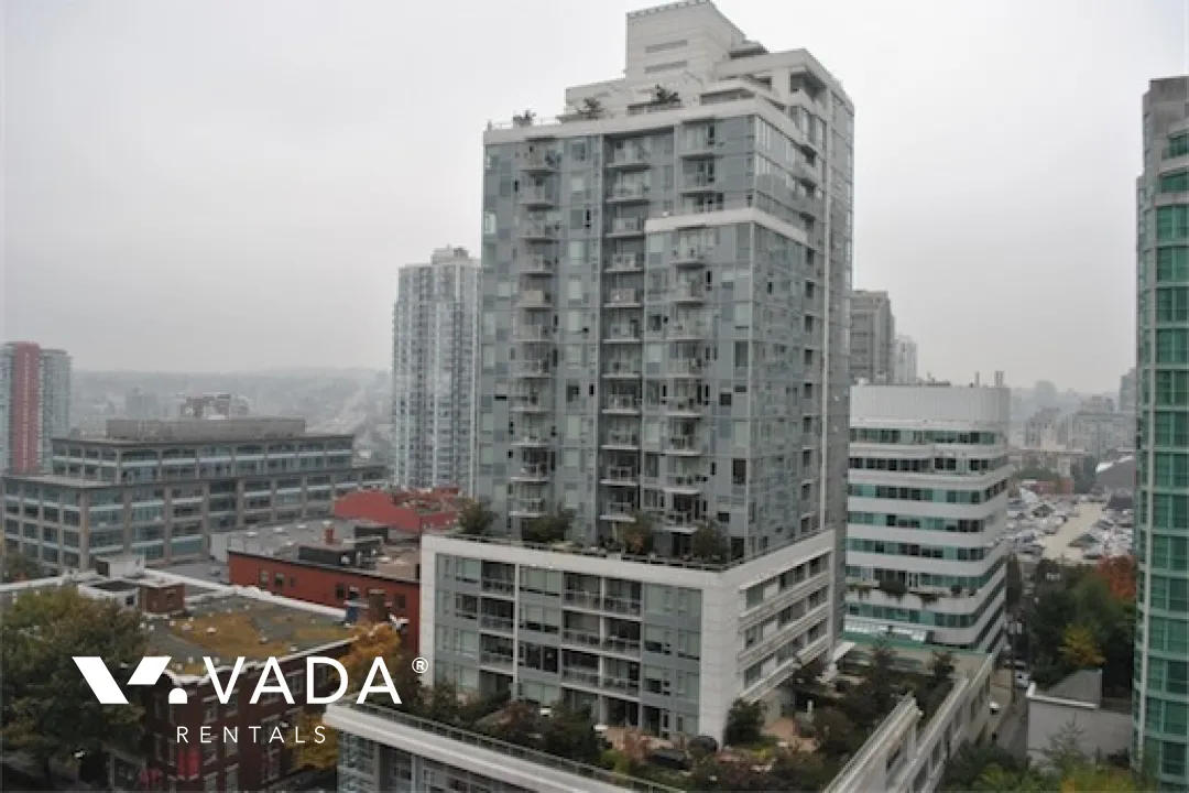 TV Towers in Downtown - 1 Bedroom Apartment For Rent in Vancouver at 1611 - 788 Hamilton Street, Vancouver, BC