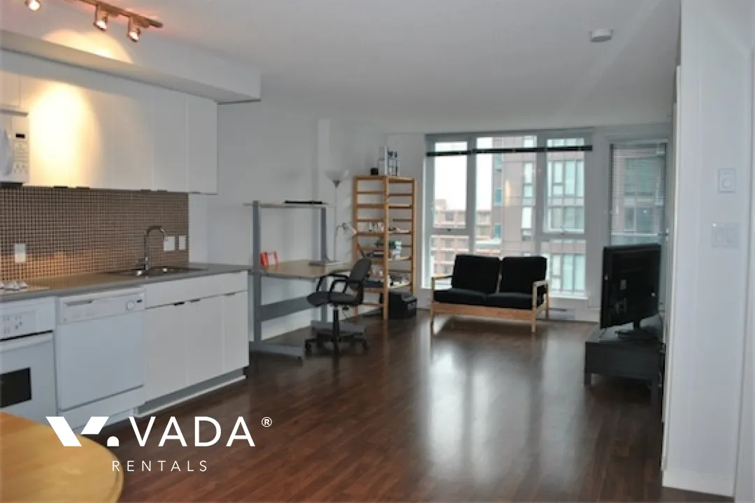 TV Towers in Downtown - 1 Bedroom Apartment For Rent in Vancouver at 1611 - 788 Hamilton Street, Vancouver, BC