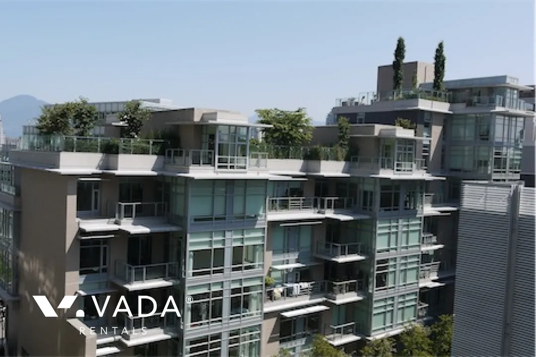 Bridge in Olympic Village - 1 Bedroom Apartment For Rent in Vancouver at 602 - 1616 Columbia Street, Vancouver, BC