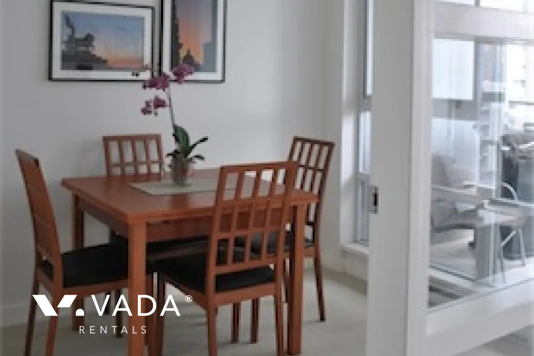 Azura in Yaletown - Furnished 1 Bedroom Apartment For Rent in Vancouver at 1105 - 1438 Richards Street, Vancouver, BC