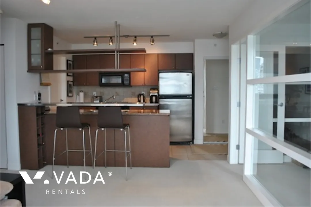 Azura in Yaletown - Furnished 1 Bedroom Apartment For Rent in Vancouver at 1105 - 1438 Richards Street, Vancouver, BC