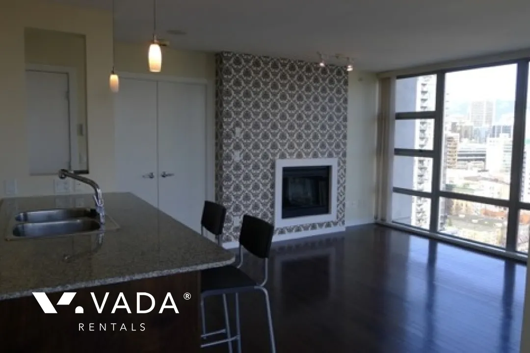 Eden in Yaletown - 2 Bedroom Apartment For Rent in Vancouver at 2102 - 1225 Richards Street, Vancouver, BC