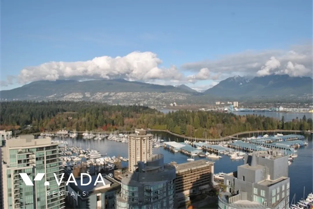 West Pender Place in Coal Harbour - 2 Bedroom Apartment For Rent in Vancouver at 3201 - 1499 West Pender Street, Vancouver, BC