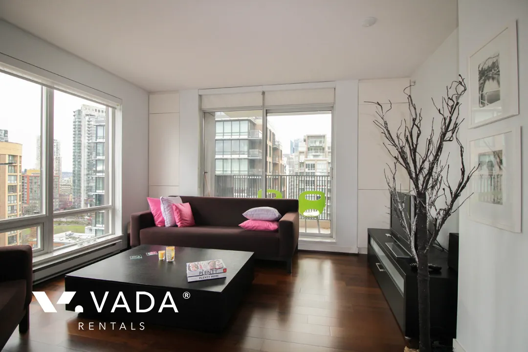 Domus in Yaletown - Furnished 2 Bedroom Apartment For Rent in Vancouver at 1602 - 1055 Homer Street, Vancouver, BC, V6B 1G3