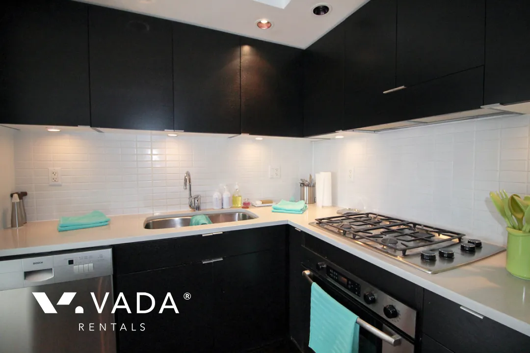 Domus in Yaletown - Furnished 2 Bedroom Apartment For Rent in Vancouver at 1602 - 1055 Homer Street, Vancouver, BC, V6B 1G3