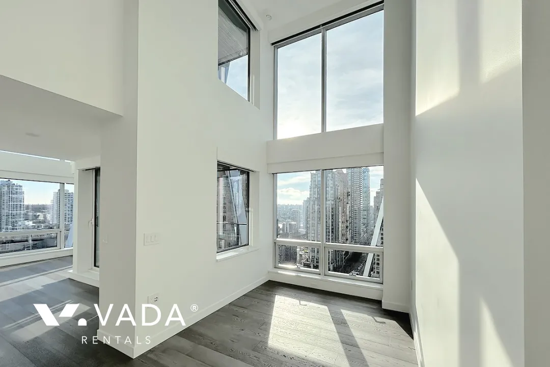 8X on The Park in Yaletown - 3 Bedroom Loft For Rent in Vancouver at 1807 - 1111 Richards Street, Vancouver, BC