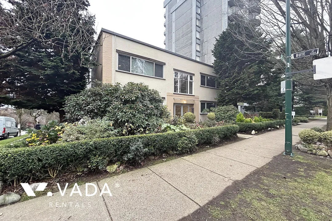 Valcrest Manor in The West End - 1 Bedroom Apartment For Rent in Vancouver at 14 - 1208 Burnaby Street, Vancouver, BC