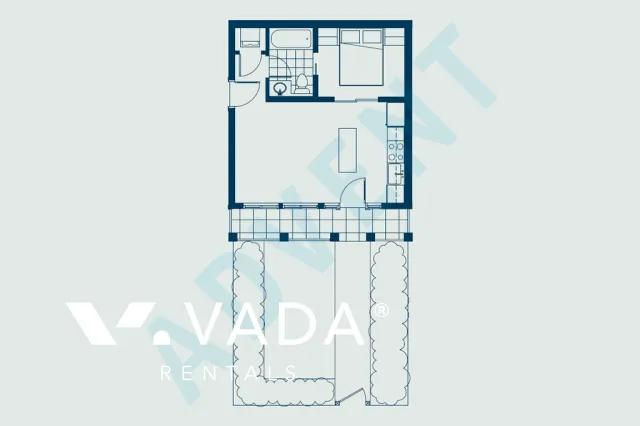 Cassia in Sperling Duthie - 1 Bedroom Apartment For Rent in Burnaby at 25 - 6965 Hastings Street, Burnaby, BC - Floor Plan