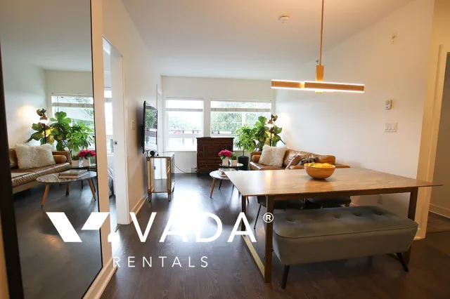 Kits West in Kitsilano - Furnished 2 Bedroom Apartment For Rent in Vancouver at 407 - 2858 West 4th Avenue, Vancouver, BC, V6K 1R2