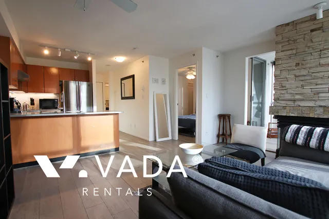 Metropolis in Yaletown - Furnished 1 Bedroom Loft For Rent in Vancouver at 405 - 1238 Richards Street, Vancouver, BC