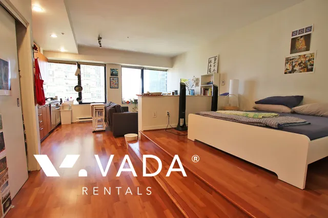 Qube in Coal Harbour - Studio For Rent in Vancouver at 905 - 1333 West Georgia Street, Vancouver, BC