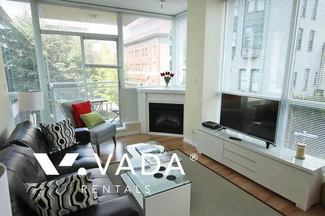 Premier at the Pier in Lower Lonsdale - Furnished 1 Bedroom Apartment For Rent in North Vancouver at 407 - 138 East Esplanade, North Vancouver, BC