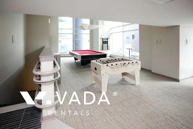 TV Towers in Yaletown - Furnished 1 Bedroom Apartment For Rent in Vancouver at 609 - 233 Robson Street, Vancouver, BC