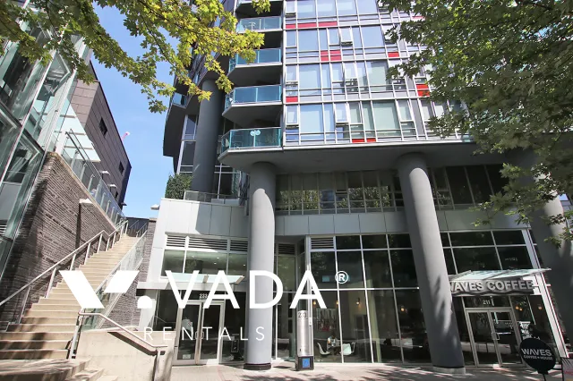 TV Towers in Yaletown - Furnished 1 Bedroom Apartment For Rent in Vancouver at 609 - 233 Robson Street, Vancouver, BC