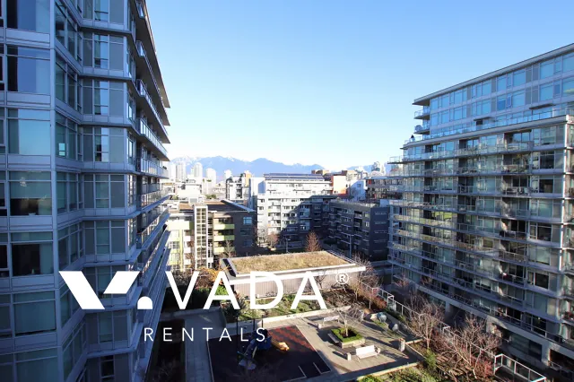Tower Green at West in Olympic Village - Furnished 2 Bedroom Apartment For Rent in Vancouver at 902 - 159 West 2nd Avenue, Vancouver, BC
