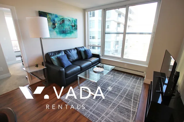 Tower Green at West in Olympic Village - Furnished 2 Bedroom Apartment For Rent in Vancouver at 902 - 159 West 2nd Avenue, Vancouver, BC