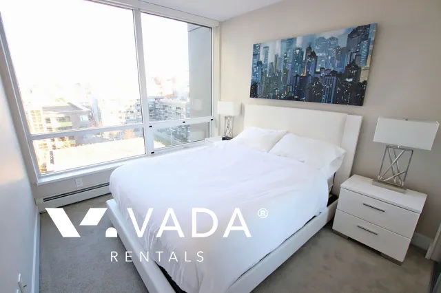 Tower Green at West in Olympic Village - Furnished 2 Bedroom Apartment For Rent in Vancouver at 902 - 159 West 2nd Avenue, Vancouver, BC