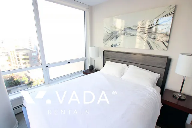 Tower Green at West in Olympic Village - Furnished 2 Bedroom Apartment For Rent in Vancouver at 902 - 159 West 2nd Avenue, Vancouver, BC