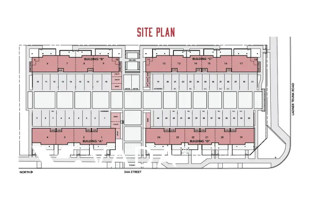 The Post in Ladner - 3 Bedroom Townhouse For Rent in Delta at 19 - 4771 54A Street, Delta, BC, V4K 0E4