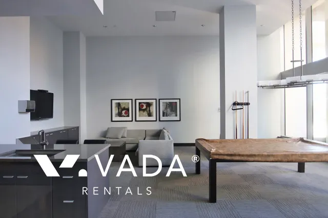 Affinity in Brentwood - Furnished 1 Bedroom Apartment For Rent in Burnaby at 2605 - 2232 Douglas Road, Burnaby, BC