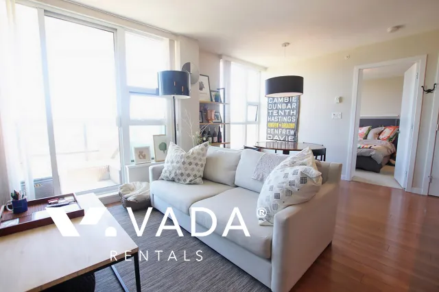 Affinity in Brentwood - Furnished 1 Bedroom Apartment For Rent in Burnaby at 2605 - 2232 Douglas Road, Burnaby, BC
