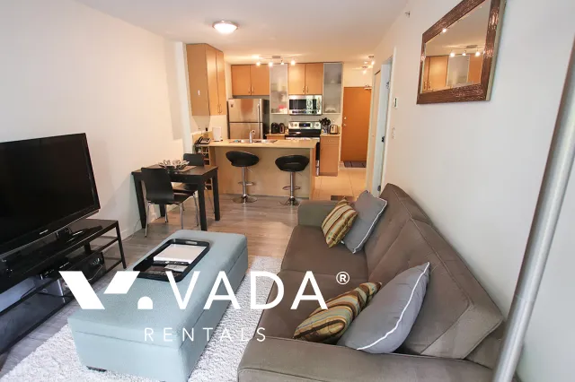 Yaletown Park in Yaletown - Furnished 1 Bedroom Apartment For Rent in Vancouver at 306 - 977 Mainland Street, Vancouver, BC