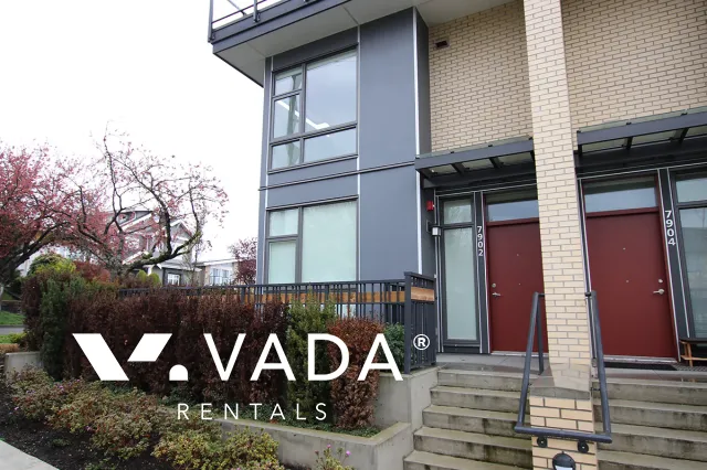 Marpole in Marpole - 3 Bedroom Townhouse For Rent in Vancouver at 7902 Manitoba Street, Vancouver, BC
