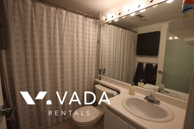 Park Plaza in Yaletown - Furnished 1 Bedroom Apartment For Rent in Vancouver at 1207 - 1188 Richards Street, Vancouver, BC