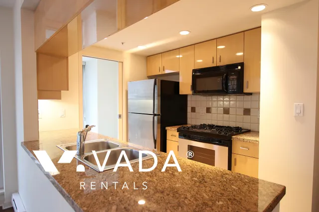 Quaywest in Yaletown - 1 Bedroom Apartment For Rent in Vancouver at 806 - 1067 Marinaside Crescent, Vancouver, BC