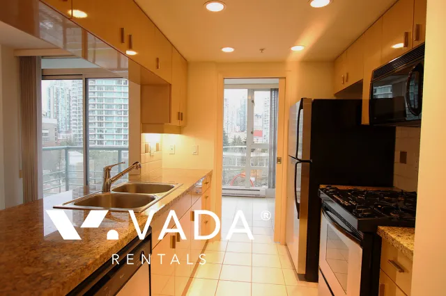 Quaywest in Yaletown - 1 Bedroom Apartment For Rent in Vancouver at 806 - 1067 Marinaside Crescent, Vancouver, BC
